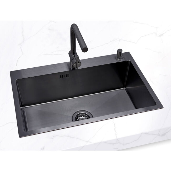 MI PILETA L/LUJO ETNA BLACK SIMPL 65X35X22 718E BL