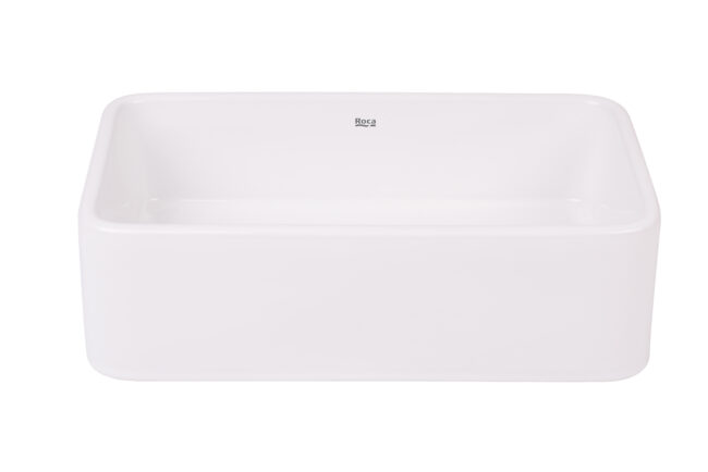 ROCA BACHA LEA RECTANGULAR 45X29 S/ENCIMERA BLANC - Imagen 2