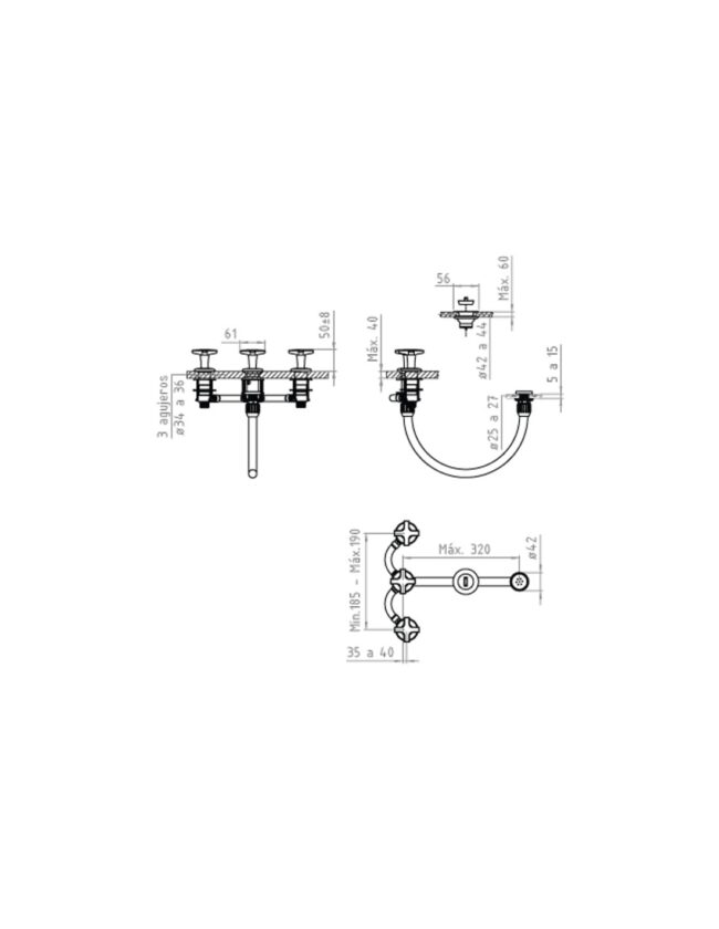 ANDEZ UP BIDET 3 AG 0700.27.1.04.04 - Imagen 2
