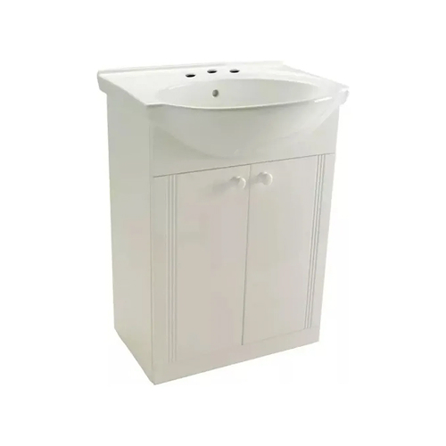 Roca Bacha Mahler C/Mueble 3Ag C/Fte. Vidr Bco 60