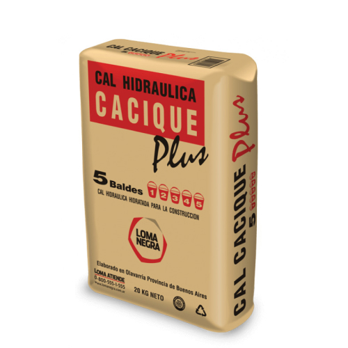 Bolsa De Cal Cacique Loma Negra 20 Kg