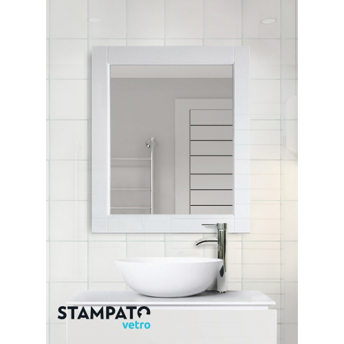 Stampato Espejo 50X60 Full Color Blanco