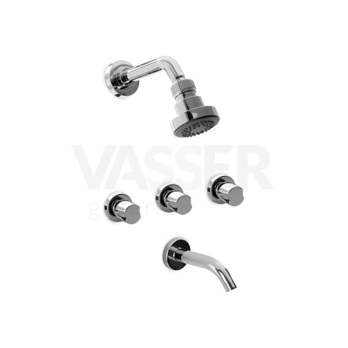 Vasser Galena Bañera Ducha 2 Llaves C/Tran 22/1040
