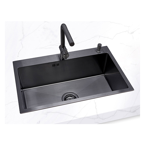 Mi Pileta L/Lujo Etna Black Simpl 65X35X22 718E Bl