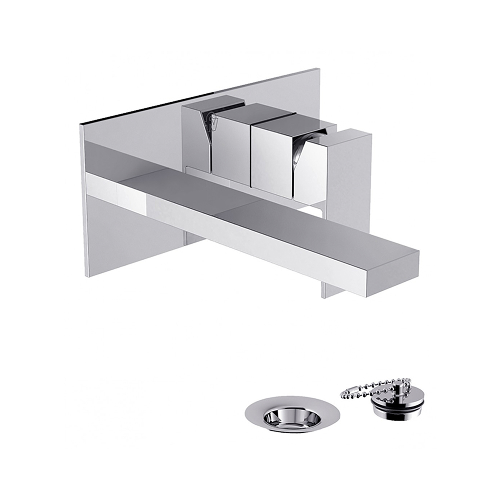 Fv 206/85N-Cr Dominic Monoc. Lavatorio Pared Cromo
