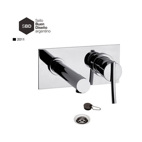 Fv 206/39-Cr Libby Monoc. Lavatorio Pared Cromo