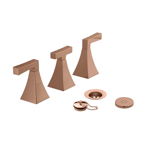 Fv 295/H3L-Rg Urbano Lever Bidet Rose Gold
